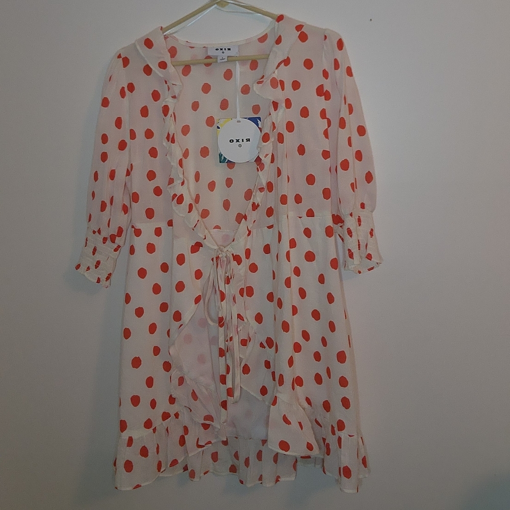 RIXO Wrap Dress